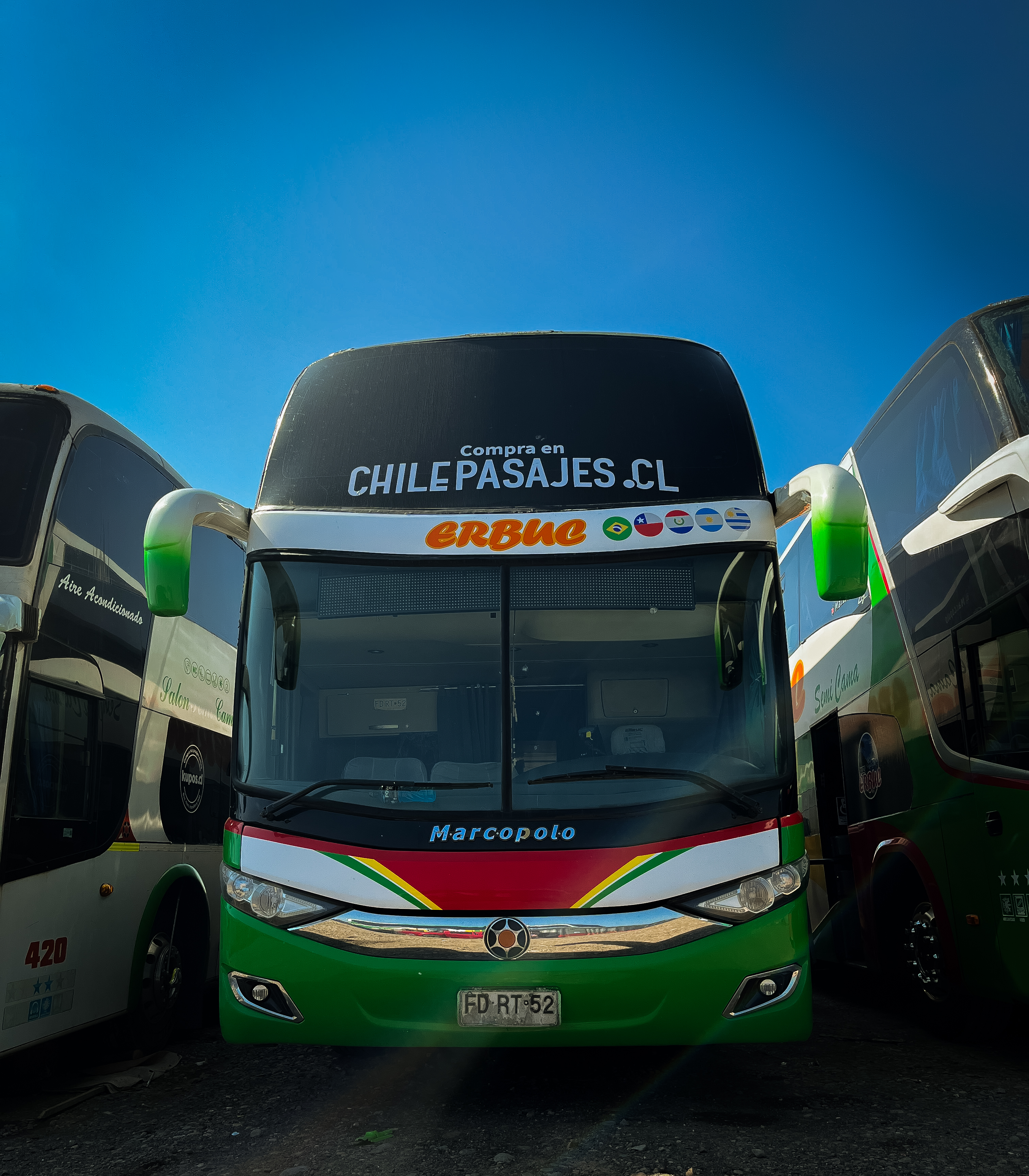 imagen de los inicios de buses erbuc